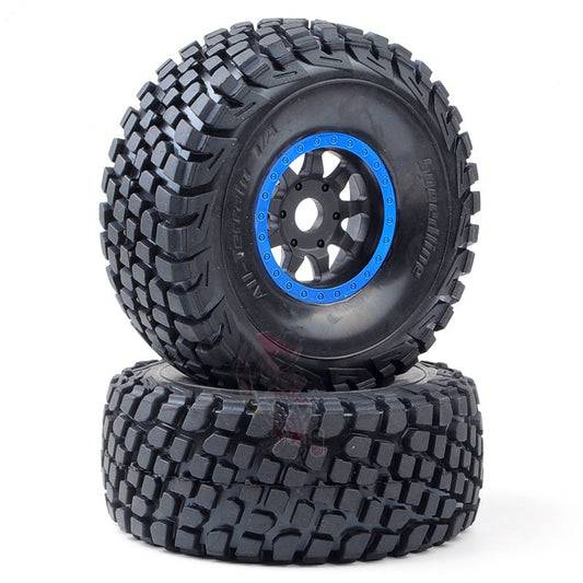 2PCS 137mm Diameter Wheel Tyre fr 1/8 RC Car Model FS 1:8 Desert Truck Short UDR